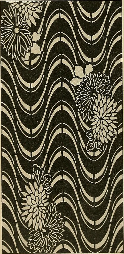 An illustration from Éléments de composition décorative; cent thêmes de décoration plane, 1912, leaf 105