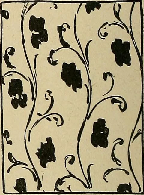 An illustration from Éléments de composition décorative; cent thêmes de décoration plane, 1912, leaf 105