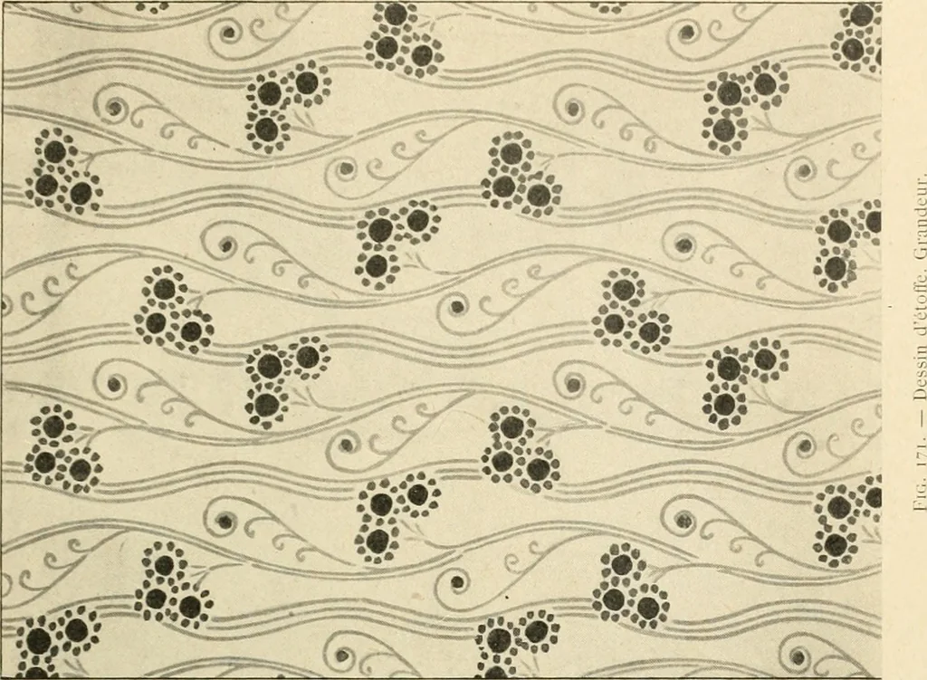 An illustration from Éléments de composition décorative; cent thêmes de décoration plane, 1912, leaf 108