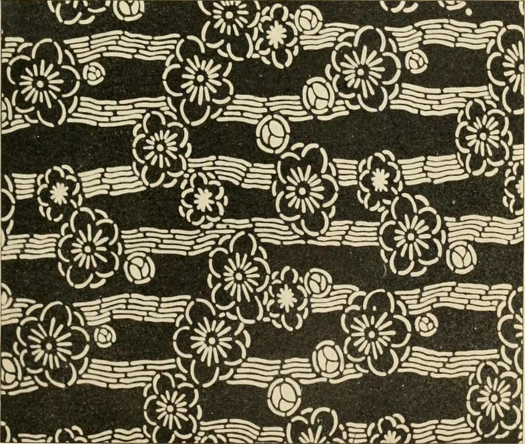 An illustration from Éléments de composition décorative; cent thêmes de décoration plane, 1912, leaf 108