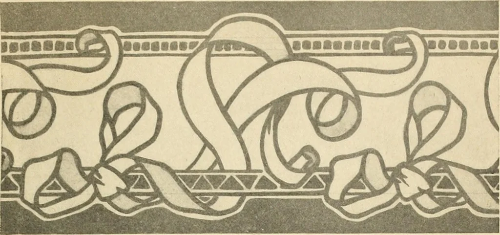 An illustration from Éléments de composition décorative; cent thêmes de décoration plane, 1912, leaf 112