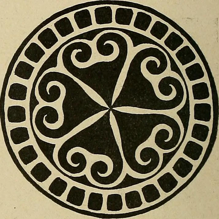 An illustration from Éléments de composition décorative; cent thêmes de décoration plane, 1912, leaf 113