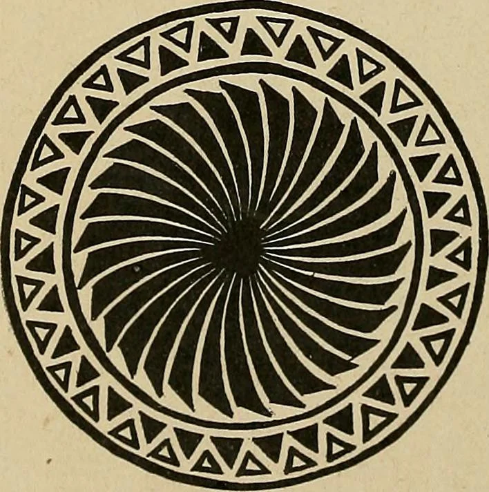 An illustration from Éléments de composition décorative; cent thêmes de décoration plane, 1912, leaf 113