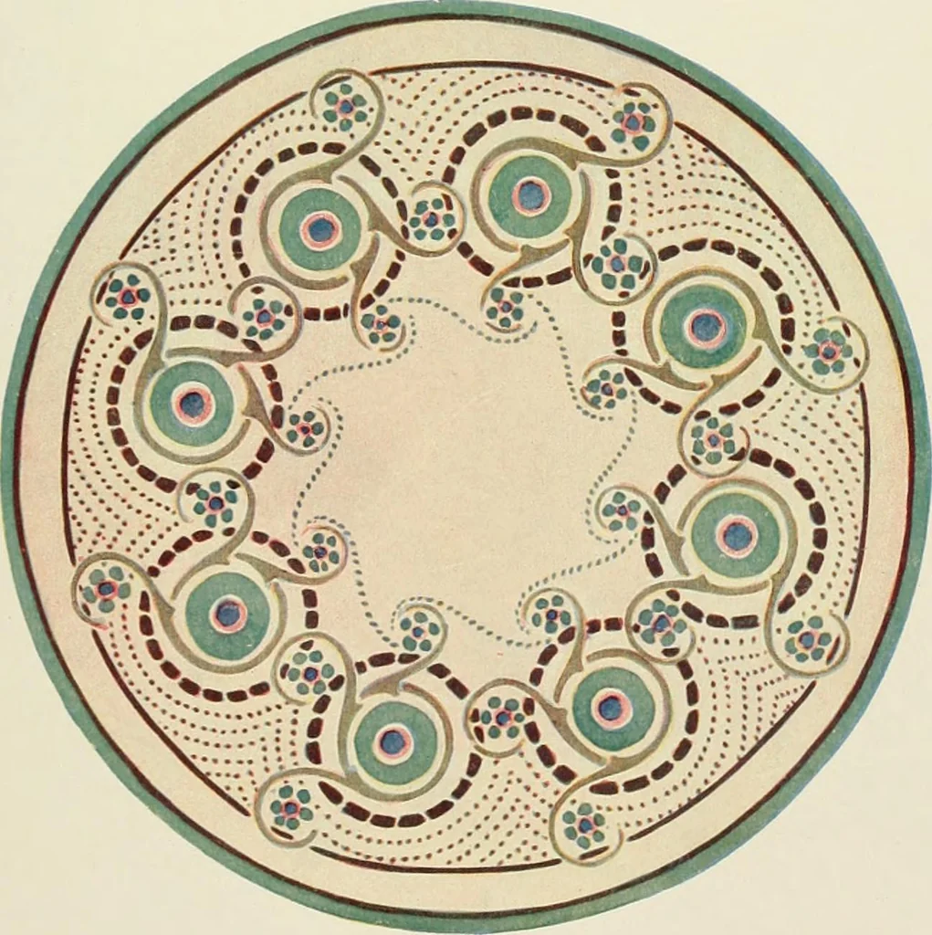 An illustration from Éléments de composition décorative; cent thêmes de décoration plane, 1912, leaf 114