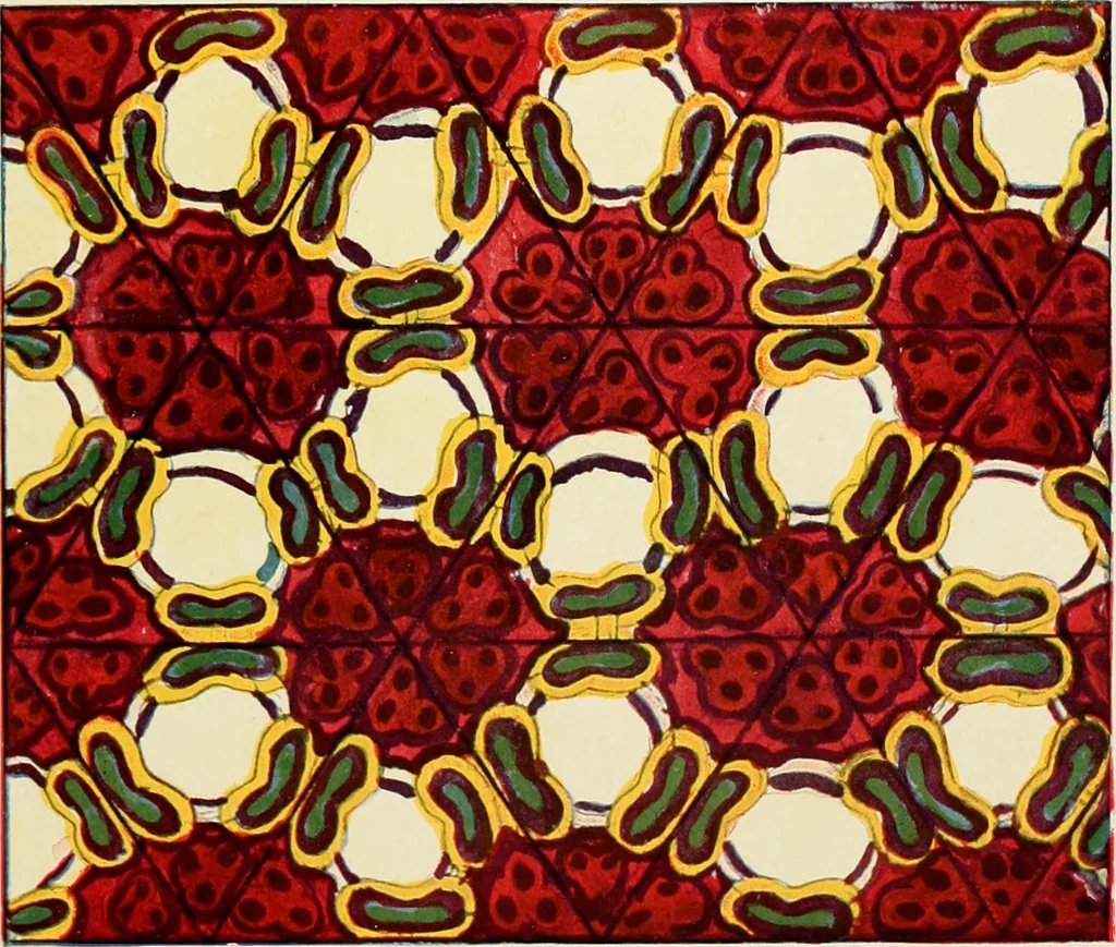 An illustration from Éléments de composition décorative; cent thêmes de décoration plane, 1912, leaf 118