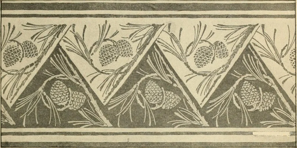 An illustration from Éléments de composition décorative; cent thêmes de décoration plane, 1912, leaf 122