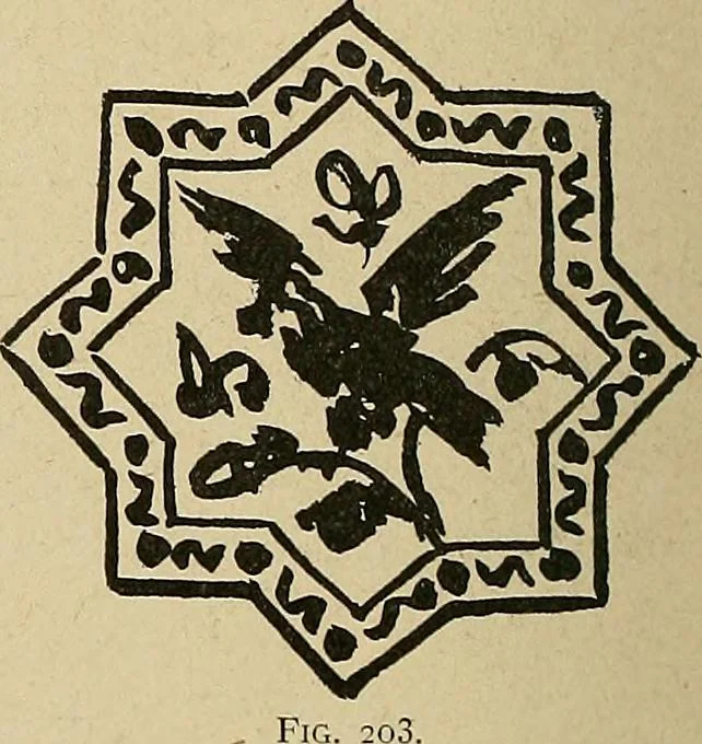 An illustration from Éléments de composition décorative; cent thêmes de décoration plane, 1912, leaf 123