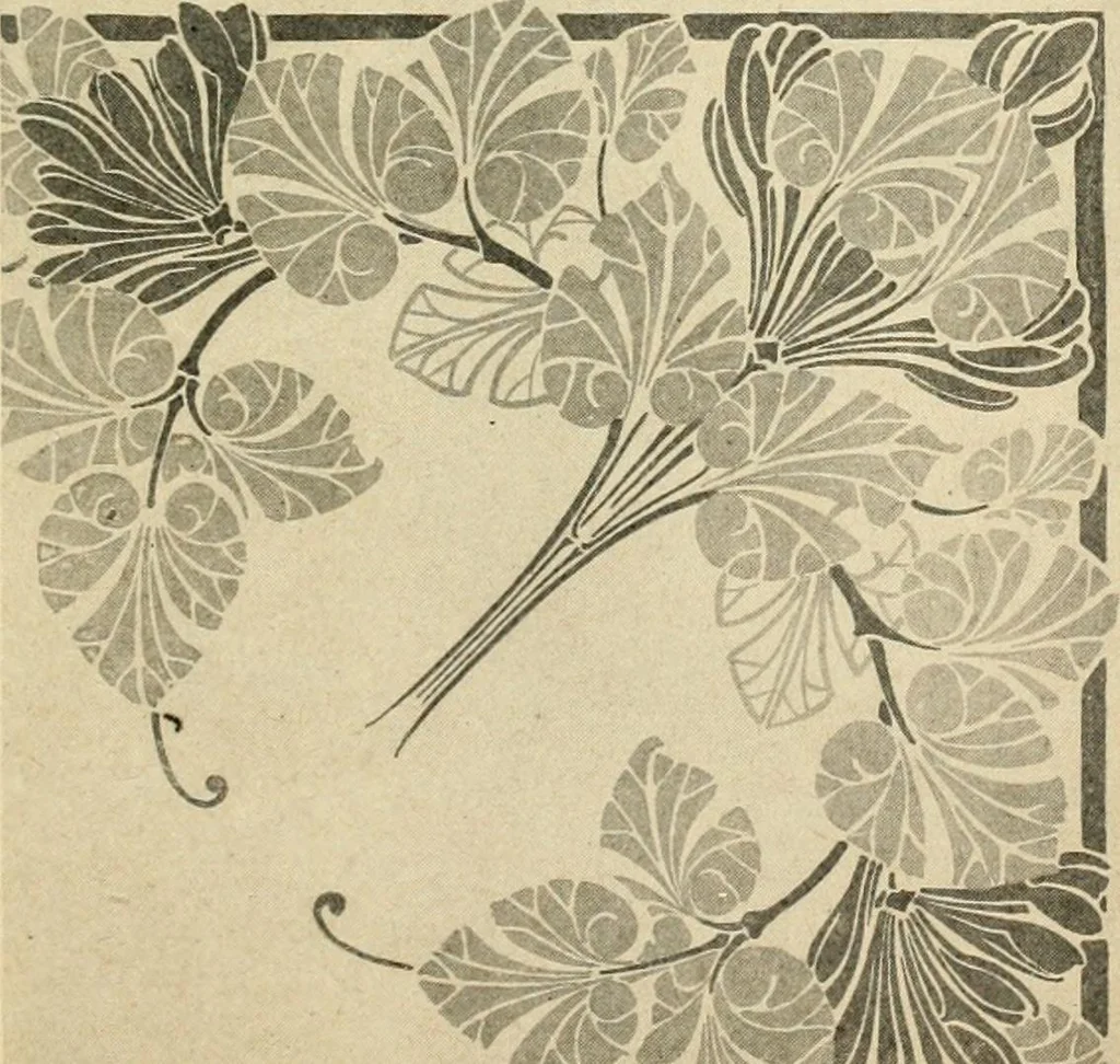 An illustration from Éléments de composition décorative; cent thêmes de décoration plane, 1912, leaf 126