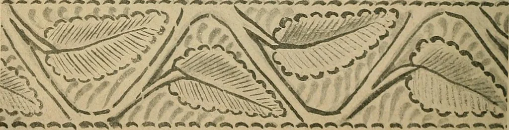 An illustration from Éléments de composition décorative; cent thêmes de décoration plane, 1912, leaf 127