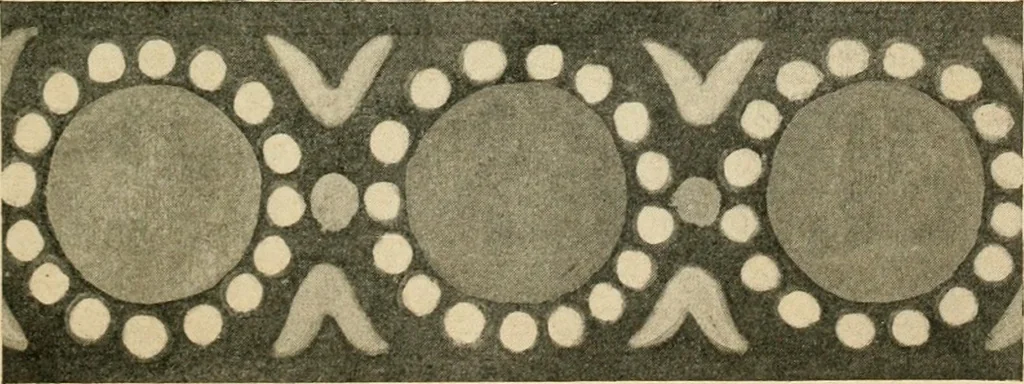 An illustration from Éléments de composition décorative; cent thêmes de décoration plane, 1912, leaf 128