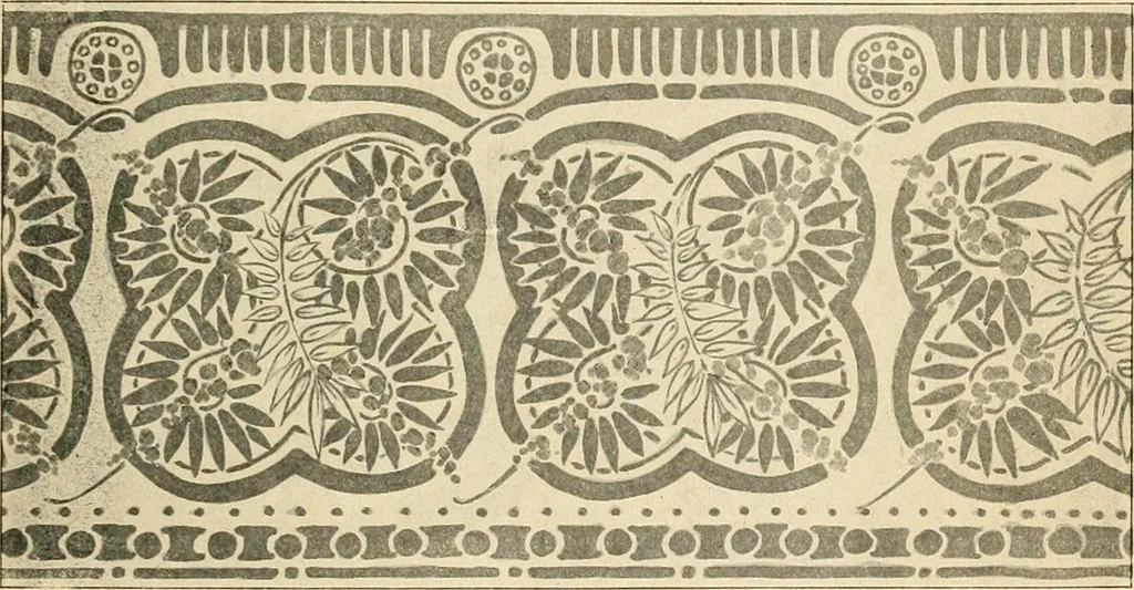 An illustration from Éléments de composition décorative; cent thêmes de décoration plane, 1912, leaf 144