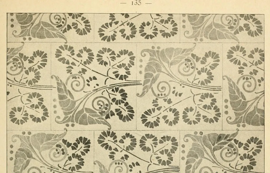 An illustration from Éléments de composition décorative; cent thêmes de décoration plane, 1912, leaf 146