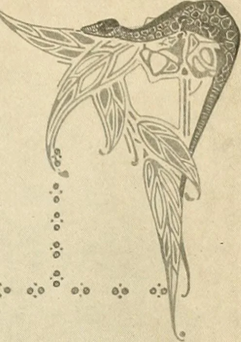 An illustration from Éléments de composition décorative; cent thêmes de décoration plane, 1912, leaf 150