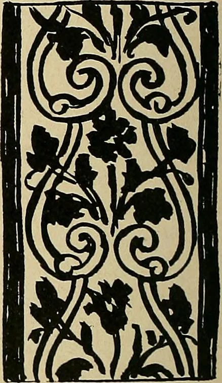 An illustration from Éléments de composition décorative; cent thêmes de décoration plane, 1912, leaf 155