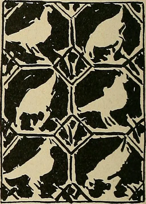 An illustration from Éléments de composition décorative; cent thêmes de décoration plane, 1912, leaf 157