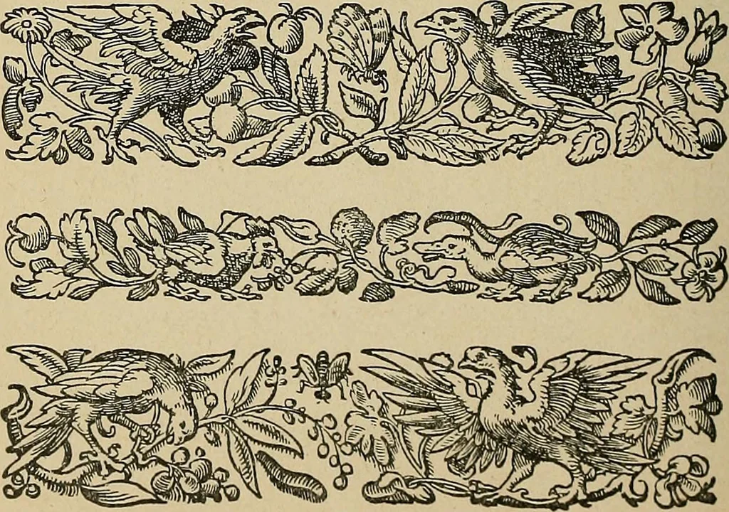 An illustration from Éléments de composition décorative; cent thêmes de décoration plane, 1912, leaf 163