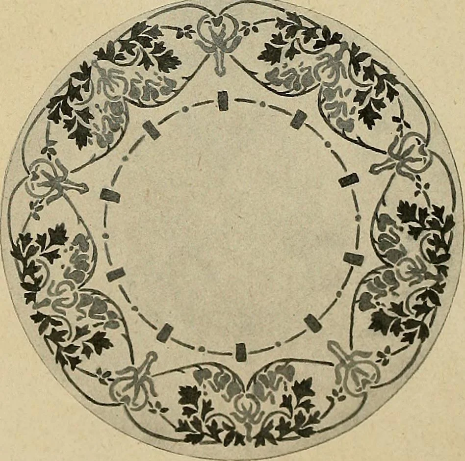 An illustration from Éléments de composition décorative; cent thêmes de décoration plane, 1912, leaf 165