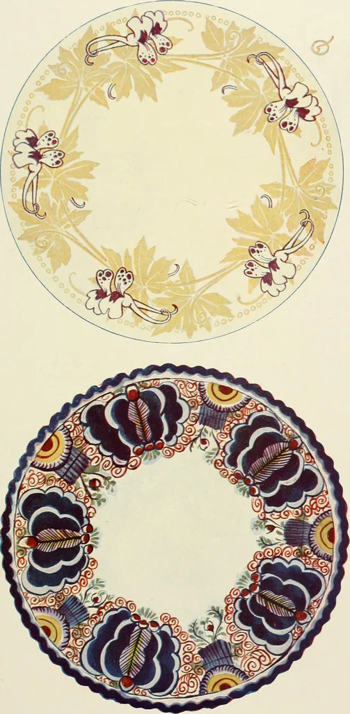 An illustration from Éléments de composition décorative; cent thêmes de décoration plane, 1912, leaf 166