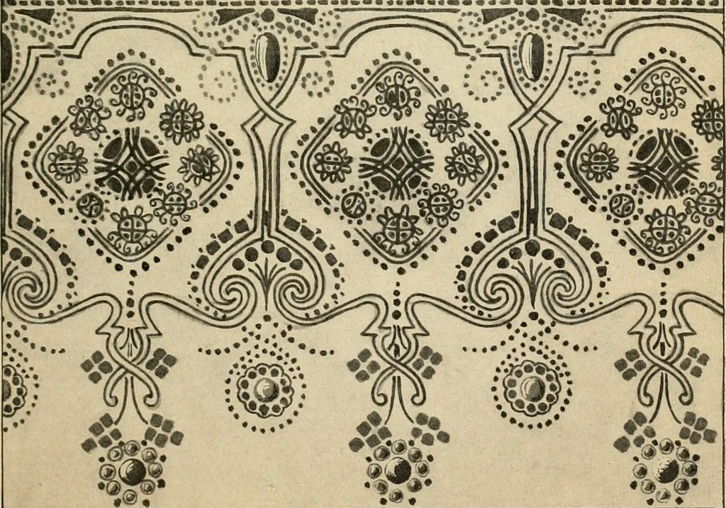 An illustration from Éléments de composition décorative; cent thêmes de décoration plane, 1912, leaf 178