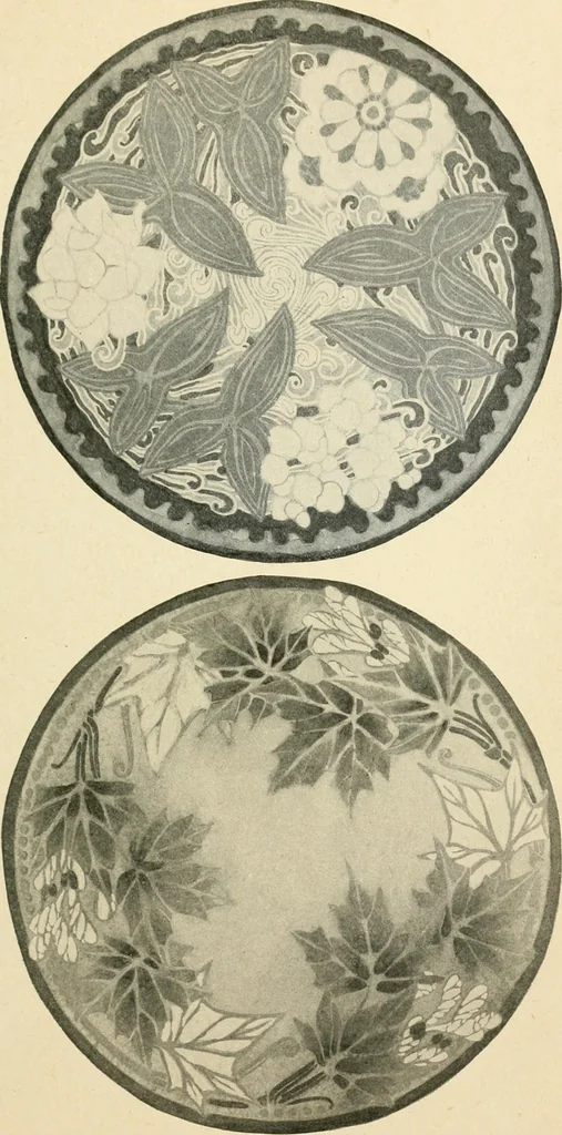 An illustration from Éléments de composition décorative; cent thêmes de décoration plane, 1912, leaf 182