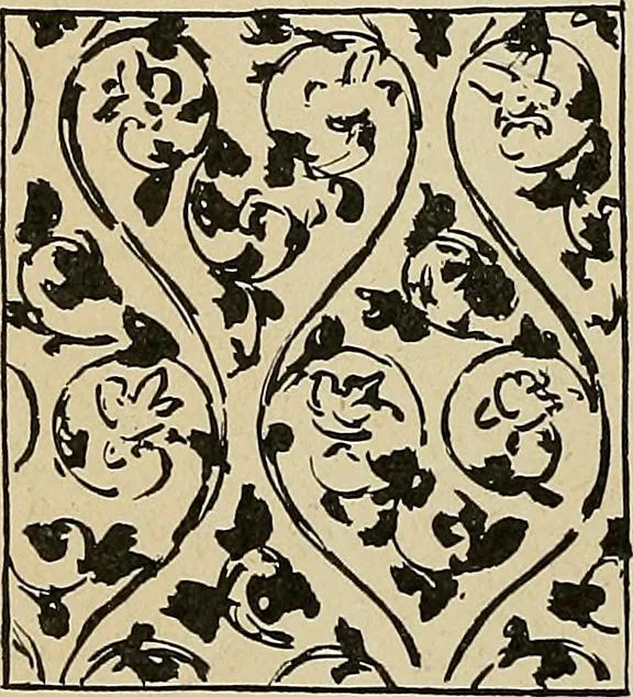 An illustration from Éléments de composition décorative; cent thêmes de décoration plane, 1912, leaf 183