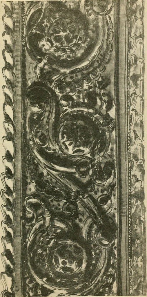 An illustration from Éléments de composition décorative; cent thêmes de décoration plane, 1912, leaf 186