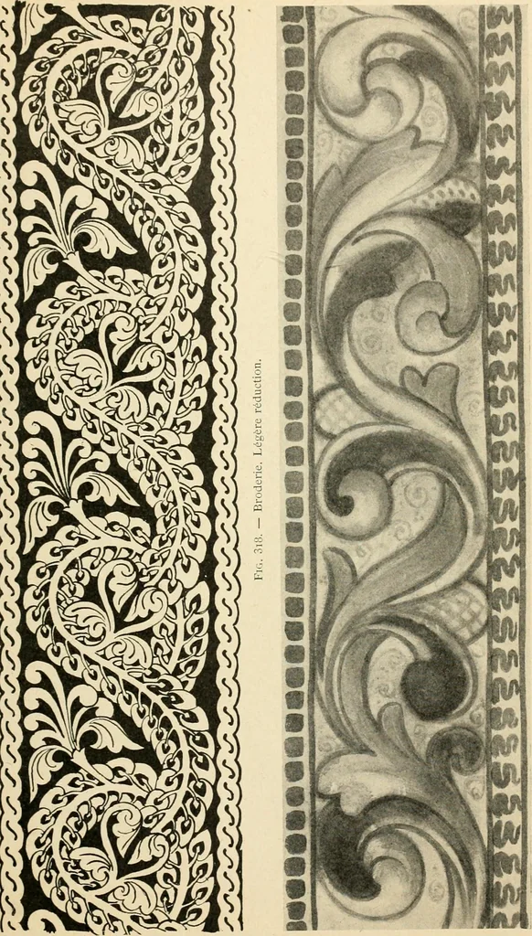 An illustration from Éléments de composition décorative; cent thêmes de décoration plane, 1912, leaf 188