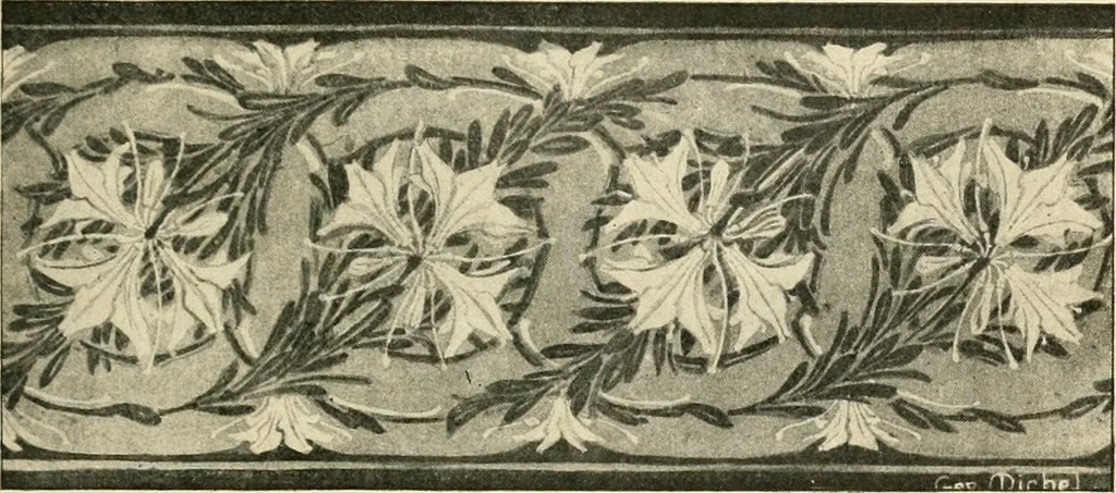 An illustration from Éléments de composition décorative; cent thêmes de décoration plane, 1912, leaf 200