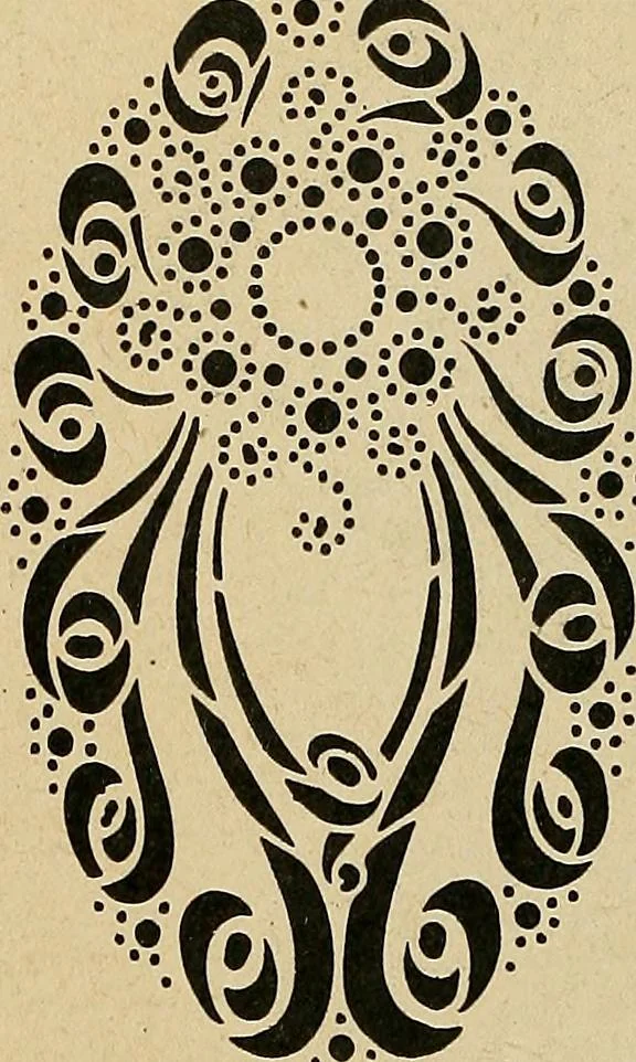 An illustration from Éléments de composition décorative; cent thêmes de décoration plane, 1912, leaf 207