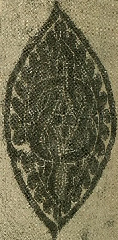 An illustration from Éléments de composition décorative; cent thêmes de décoration plane, 1912, leaf 207