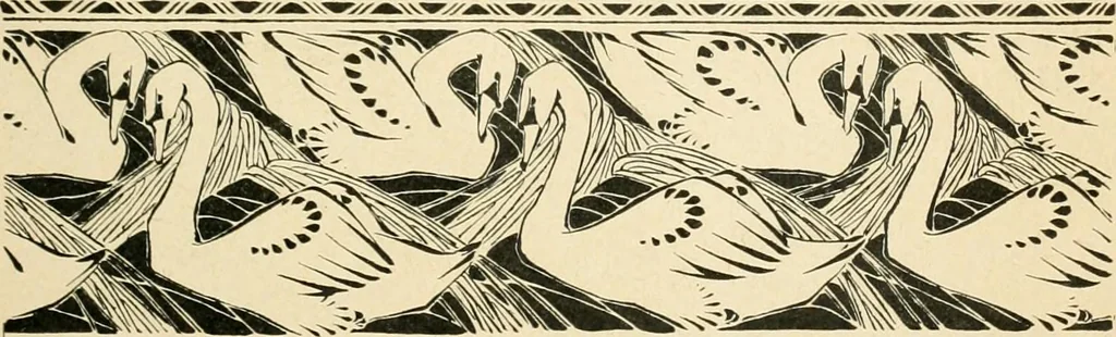 An illustration from Éléments de composition décorative; cent thêmes de décoration plane, 1912, leaf 214