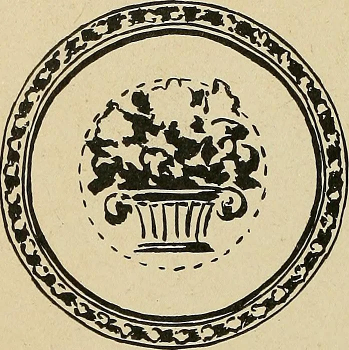 An illustration from Éléments de composition décorative; cent thêmes de décoration plane, 1912, leaf 215