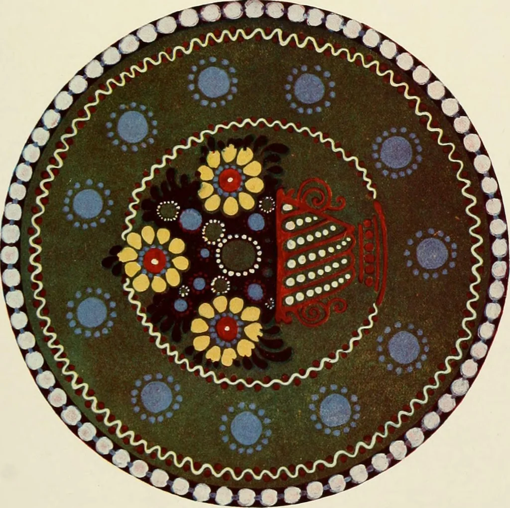 An illustration from Éléments de composition décorative; cent thêmes de décoration plane, 1912, leaf 216