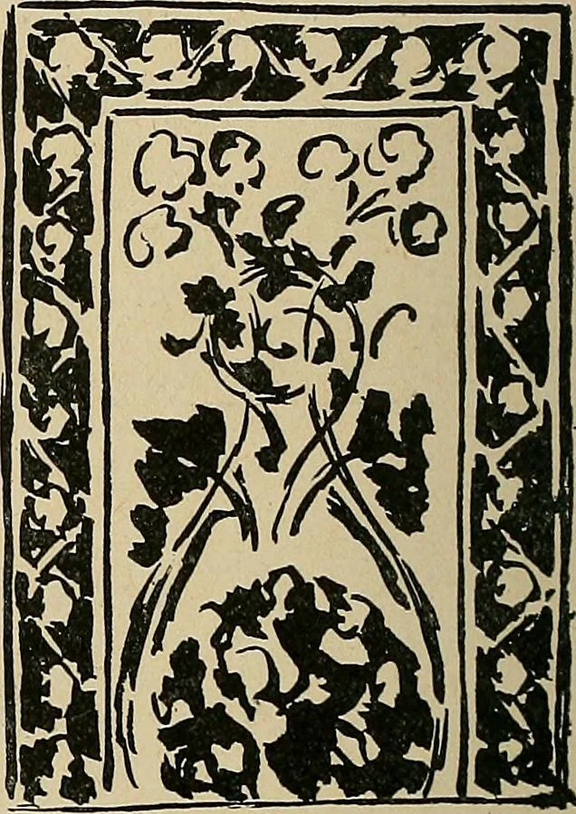 An illustration from Éléments de composition décorative; cent thêmes de décoration plane, 1912, leaf 223