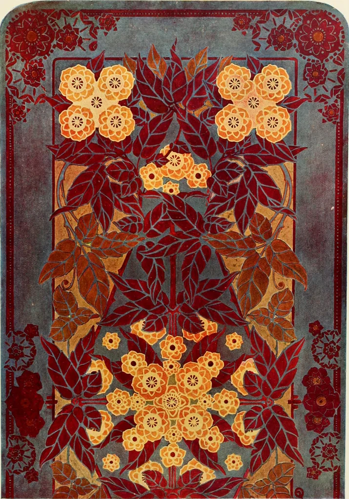 An illustration from Éléments de composition décorative; cent thêmes de décoration plane, 1912, leaf 224
