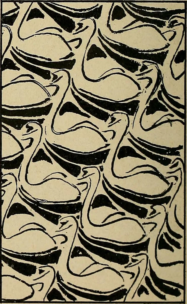 An illustration from Éléments de composition décorative; cent thêmes de décoration plane, 1912, leaf 227