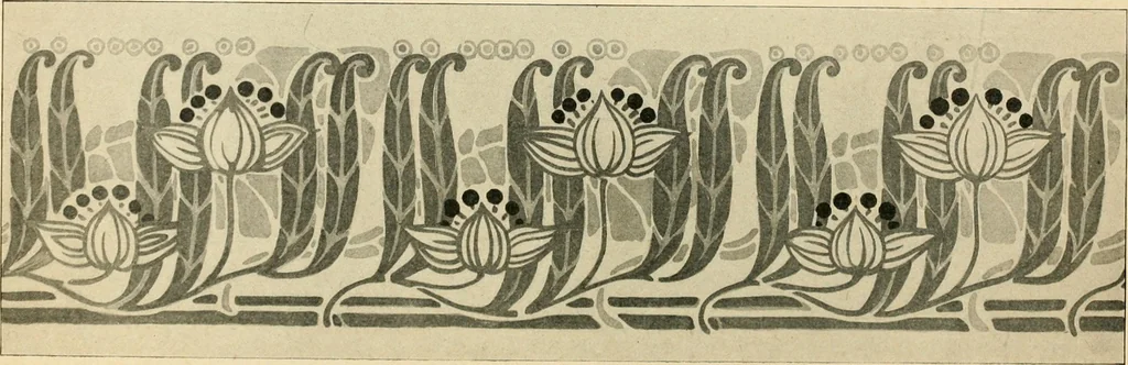 An illustration from Éléments de composition décorative; cent thêmes de décoration plane, 1912, leaf 230
