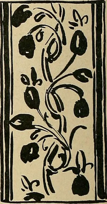 An illustration from Éléments de composition décorative; cent thêmes de décoration plane, 1912, leaf 243