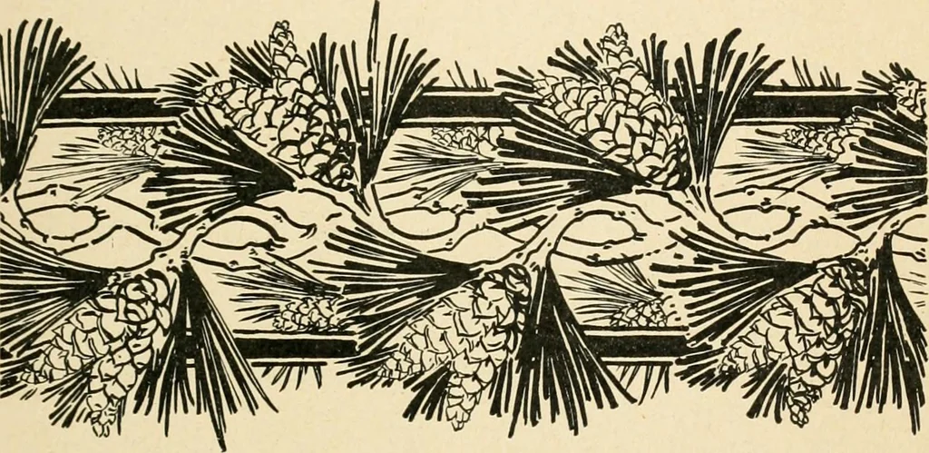 An illustration from Éléments de composition décorative; cent thêmes de décoration plane, 1912, leaf 244
