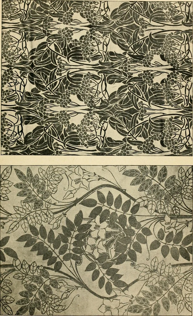 An illustration from Éléments de composition décorative; cent thêmes de décoration plane, 1912, leaf 262