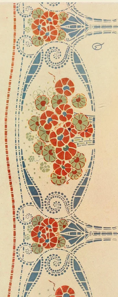 An illustration from Éléments de composition décorative; cent thêmes de décoration plane, 1912, leaf 264