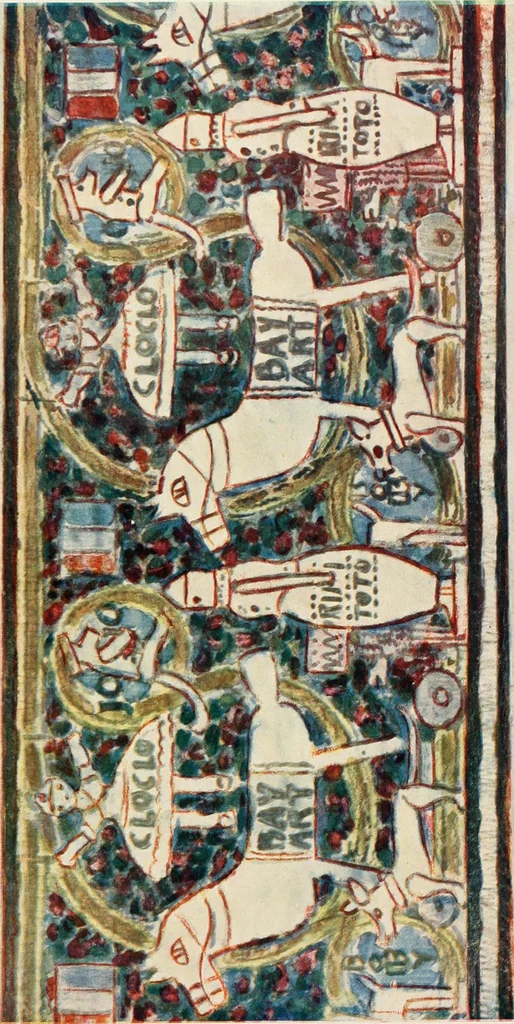 An illustration from Éléments de composition décorative; cent thêmes de décoration plane, 1912, leaf 284