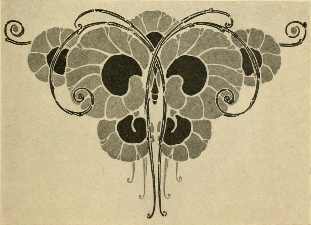 An illustration from Éléments de composition décorative; cent thêmes de décoration plane, 1912, leaf 292
