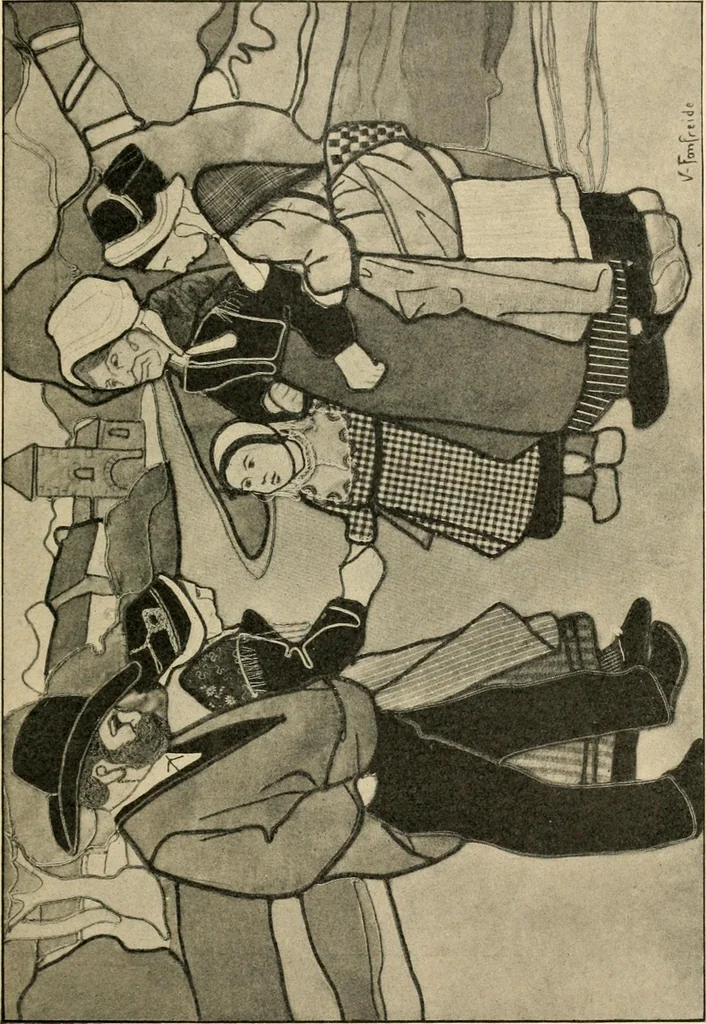 An illustration from Éléments de composition décorative; cent thêmes de décoration plane, 1912, leaf 322