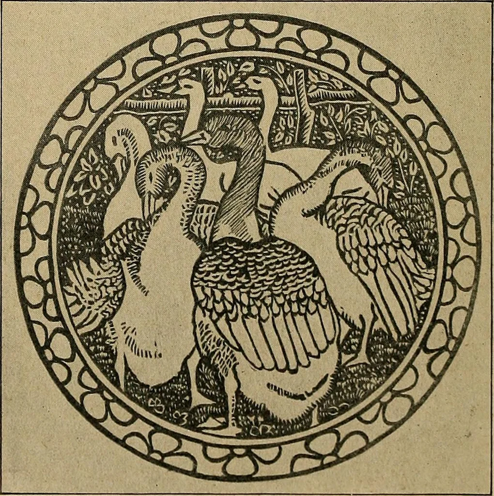 An illustration from Éléments de composition décorative; cent thêmes de décoration plane, 1912, leaf 323