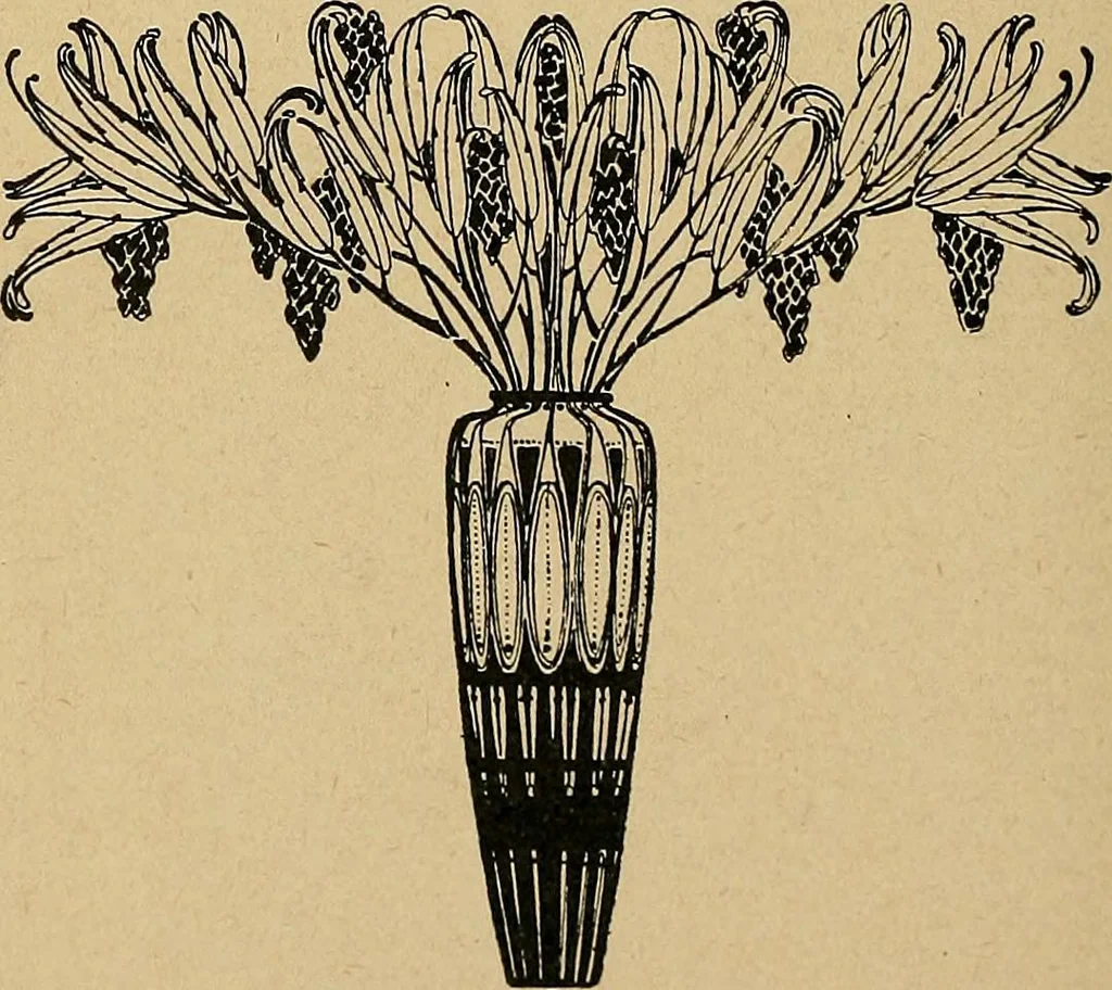An illustration from Éléments de composition décorative; cent thêmes de décoration plane, 1912, leaf 325