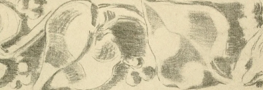 An illustration from Éléments de composition décorative; cent thêmes de décoration plane, 1912, leaf 34