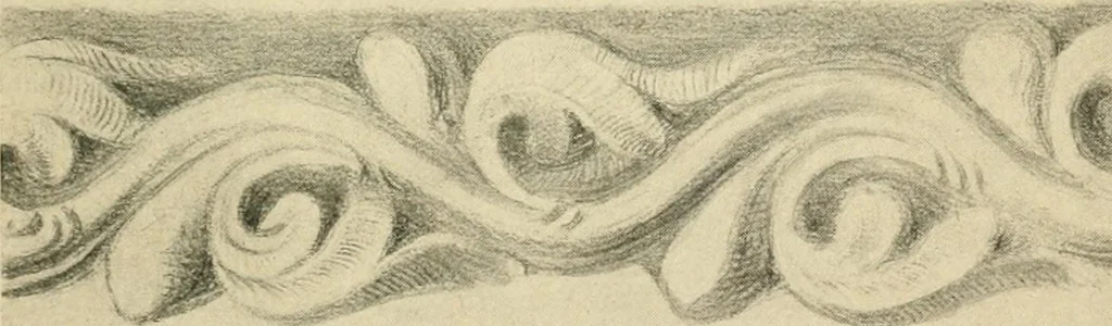 An illustration from Éléments de composition décorative; cent thêmes de décoration plane, 1912, leaf 34