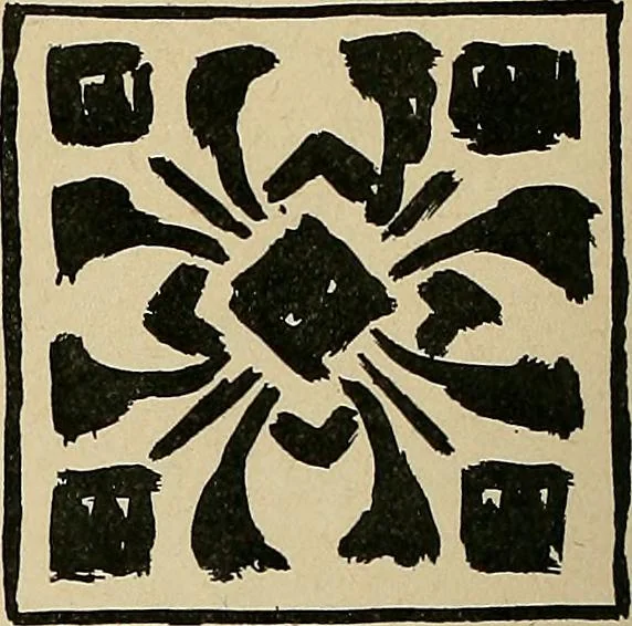 An illustration from Éléments de composition décorative; cent thêmes de décoration plane, 1912, leaf 35