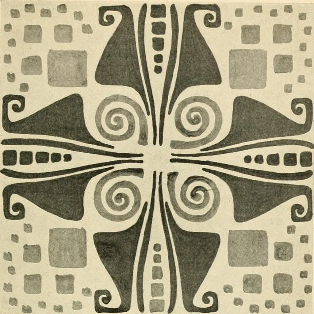 An illustration from Éléments de composition décorative; cent thêmes de décoration plane, 1912, leaf 36